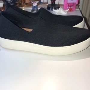 DV black Fabric slip on loafer